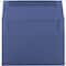 JAM Paper A10 Presidential Blue Recycled Invitation Envelopes